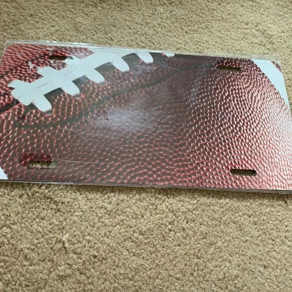 Football License Plate *New* - Picture 3 of 5